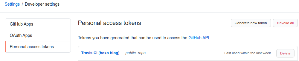 generate access token